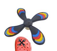 Breloque en forme de moulin à vent | Breloque décorative pour chaussures | Accessoires colorés pour garçons et filles, Refer to description, Acrylonitrile butadiène styrène, Pas de pierre précieuse
