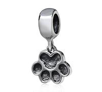 Breloque en forme de patte de chien en argent sterling 925 pour bracelet Pandora (A)