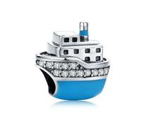 Breloque en forme de train, en argent sterling 925, breloque pour bracelets Pandora, convient pour un anniversaire, pour bracelets Pandora avec breloques