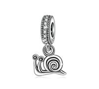 Breloque en forme d'escargot en argent sterling 92 pour bracelet à breloques Pandora (escargot)
