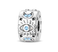 Breloque fermoir de sécurité eye of the sun, breloque pour bracelet, compatible avec le collier bracelet pandora