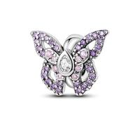 Breloque Hamsa Fatima chauve-souris sorcière lapin chien cheval amour cœur mauvais œil breloque breloque pendentif en argent sterling 925 compatible avec les bracelets à breloques Pandora Moments