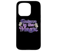 Breloque inspirante « Believe in The Magic » Coque pour iPhone 15 Pro