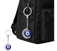 Breloque Mauvais Œil - Pendentif À Rotation 360 Degrés - 3 Breloques Porte-clés,Idée cadeau idéale pour offrir aux étudiants, enseignants, femmes, filles, pour anniversaire, fête et vacances