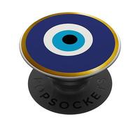 Breloque mauvais œil pour la protection, la chance et la positivité PopSockets PopGrip Adhésif
