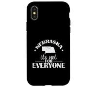 Breloque Nebraska Not for Everyone Rugh Coque pour iPhone X/XS