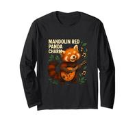 Breloque Panda Rouge Mandoline Manche Longue