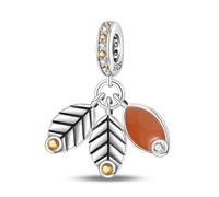 Breloque pendentif en grains de café, breloque de bracelet en perles, convient aux bracelets de 3 mm à 4,5 mm