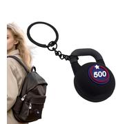 Breloque Porte-clés De Salle De Sport Créative - Petite Structure De Conception Inspirée Des Kettlebells, Matériau Moulé En PVC Durable, Accessoire De Pendentif Léger Et Élégant | Les Amateurs De