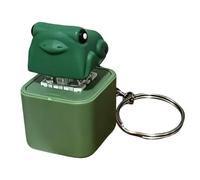 Breloque pour clés | Gadget Anti-Stress Forme de Grenouille - Jouet Fidget à Boutons | pour Femme Homme Enfant Adulte Épouse Petite Amie Intérieur Extérieur Voyage École Loisirs Courses Bureau