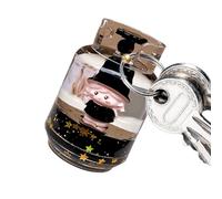 Breloque pour sac à gobelet, porte-clés en forme de bouteille de dessin animé, mini accessoires de sac à eau avec design mignon, décoration de sac à dos en robuste, décoration de sac à dos