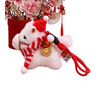 Breloque pour sac à main - Porte-clés en peluche douce 2026 - Porte-clés cheval pour mari, fils, fille, famille, amis, hommes, femmes, garçons, adolescents, blanc, Refer to description
