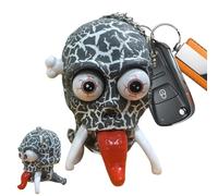 Breloque Sac Crâne Farceurs Décoratifs à Remontoir Halloween Langue Tirée