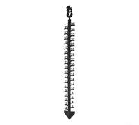 Breloque simpliste. Ce piquet décoratif en métal de 91,4 cm mesure votre merveille blanche saisonnière (bonhomme de neige)