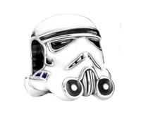 Breloque Soldat Tempête Soldat Soldat Star and Wars en argent sterling 925 compatible avec les breloques Pandora et beaucoup d'autres bracelets à breloques britanniques.