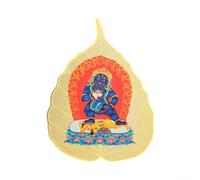 Breloque spirituelle en forme de feuille de cuivre 6,5 cm Protection