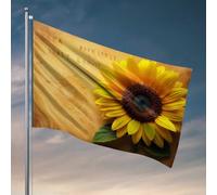 Breloque tournesol pour décoration de dortoir pour homme : un drapeau lumineux et beau pour homme, grotte, drapeaux amusants pour dortoir universitaire (120 x 180 cm)