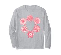 Breloque Vintage avec Fleurs Roses Style Maison de Campagne Antique du sud Manche Longue