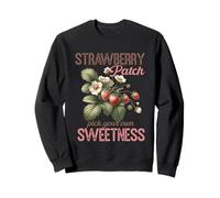 Breloque vintage en forme de fraise avec inscription « Pick Your Own Sweetness » Sweatshirt