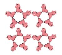 Breloques à Ongles Rose Zodiaque Cartoon en Résine 60 Pièces | Décorations DIY pour Manucure de Fête, Effet en Relief, Esprit Festif, Usage Polyvalent, Couleur Rose