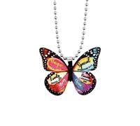 Breloques chrétiennes pour rétroviseur, accessoires de voiture papillon colorés, verset de la Bible, verset de la Bible, cadeaux d'encouragement religieux, ornements pour Noël et Nouvel An