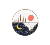 Breloques De Chaussures En Alliage De Beaux Paysages,Montagnes De La Lune,Décoration De Chaussures Pour Enfants,Cadeaux De Noël Mignons Kawaii,Vente De - Type Style-15