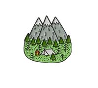 Breloques De Chaussures En Alliage De Beaux Paysages,Montagnes De La Lune,Décoration De Chaussures Pour Enfants,Cadeaux De Noël Mignons Kawaii,Vente De - Type Style-7