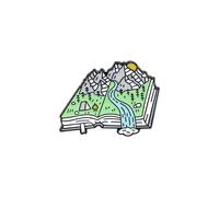Breloques De Chaussures En Alliage De Beaux Paysages,Montagnes De La Lune,Décoration De Chaussures Pour Enfants,Cadeaux De Noël Mignons Kawaii,Vente De - Type Style-19