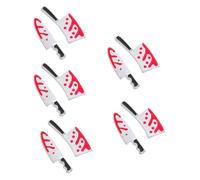 Breloques de Manucure 10pcs en Alliage, Charmes de Coupe Sanglants | Décorations Créatives pour Faux et Naturels, Style Gothique, Usage Maison, Lot de Dix Pièces
