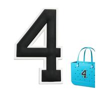 Breloques de sac de plage en forme de chiffre pour sacs de plage et accessoires, One Size, Polychlorure de vinyle, Pas de gemme