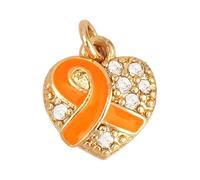 Breloques de Sensibilisation au Cancer du Sein, Pendentifs Ruban Rose et Argent Émail Sensibilisation Breloques - Octobre Rose 2025 Accessoires pour loisirs créatifs, colliers, bracelets, bijoux (D)