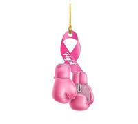 Breloques en acrylique Octobre Rubans Rose, Pendentifs de Ruban de de Sensibilisation Au Cancer du Sein,7 styles,pour la Fabrication de Bijoux,Accessoires Fournitures Octobre Activité Cadeau (A)