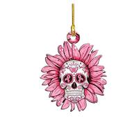 Breloques en acrylique Octobre Rubans Rose, Pendentifs de Ruban de de Sensibilisation Au Cancer du Sein,7 styles,pour la Fabrication de Bijoux,Accessoires Fournitures Octobre Activité Cadeau (F)
