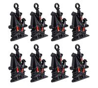 Breloques en Alliage pour Halloween, Pendentif Château Hanté Noir, 20 Pcs