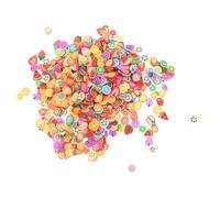 Breloques en Pâte Polymère Fruits Gâteau 4000 Pièces pour Nail Art DIY | Accessoires de Décoration, Finition Soignée, Matière Sûre, pour Projets Créatifs et Garçon et Filles Style Aléatoire
