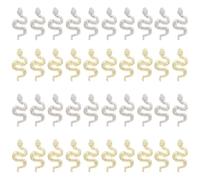 Breloques pour Ongles 3d Petit Serpent 40 Pièces en Alliage de Zinc