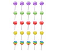 Breloques pour Ongles Bonbons 3d 25 Pièces en Résine pour Manucure | DIY Nail Decor, Finition Brillante, Pose Facile, Lot de 25, Adapté à Divers Projets Créatifs