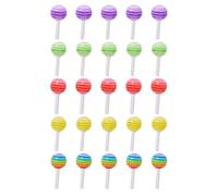 Breloques pour Ongles de Bonbons 25 Pièces en Résine | Décorations 3d Brillantes aux Couleurs , pour Manucure DIY Ongles Naturels ou Acryliques