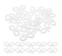 Breloques pour Ongles Nœud 3d en Perles Artificielles, 50 Pièces | Résine et Plastique, Accent Décoratif Délicat, pour Ongles Press-on et Projets Créatifs