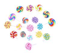 Breloques Slime En Argile Douce, Sucette Colorée, Plasticine, Accessoires De Perles, Fournitures Pour Artisanat De Bricolage, Scrapbooking, 8 Pièces - Mix 8 Pièces