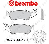BREMBO 07KA17.SD Paire Plaquettes De Frein Avant Pour HONDA XR R Dakar 600 93