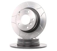 BREMBO 08.5366.76 2x Disque de frein Arrière Ø280mm Hauteur: 60mm Épaisseur: 10mm plein rainuré Compatible avec BMW 3 Berline E46 3 Coupé E46 3 Berline E36 3 Coupé E36 3 Touring E46 3 Compact E46