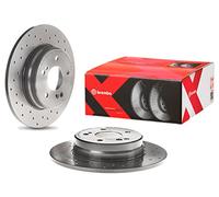 2x Disque de frein plein 08.7211.2X BREMBO pour MERCEDES-BENZ CLASSE E CLASSE C
