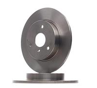 BREMBO 08.8163.10 2x Disque de frein Avant Ø280mm Hauteur: 38mm Épaisseur: 9mm Plein Compatible avec SMART FORTWO Coupé 450 CITY-COUPE 450 ROADSTER 452 ROADSTER Coupé 452 FORTWO Cabrio 450