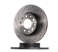 Brembo Disque de frein arrière 0893642X - perforé, plein - 1 pièce