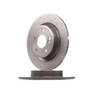 BREMBO 08.B348.4X 2x Disque de frein Arrière Ø295mm Hauteur: 44mm Épaisseur: 10mm plein perforé