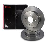 BREMBO 08.C172.21 2x Disque de frein Arrière Ø262mm Hauteur: 45mm Épaisseur: 10mm plein Compatible avec FORD Ecosport Mk2, HYUNDAI i30 GD, KIA CEE'D JD