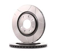 BREMBO 09.4987.76 2x Disque de frein Avant Ø266mm Hauteur: 27mm Épaisseur: 20,5mm ventilé de l'intérieur rainuré Compatible avec PEUGEOT 206 3/5 portes 2A/C 306 3/5 portes 7A, 7C, N3, N5, CITROËN