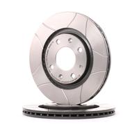 Disque de frein BREMBO Max 09.4987.76, avant, rainuré, ventilé, 1 pièce