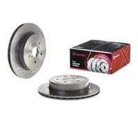 Disque de frein BREMBO 0978132X arrière, perforé, ventilé, perforé, 1 pièce